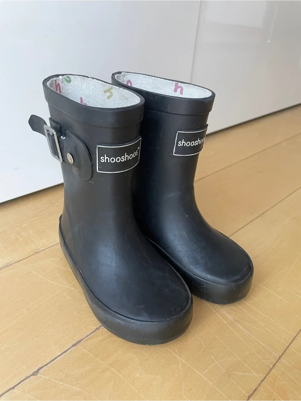 Kids' Black Rain Boots